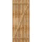Ekena Millwork Joined Board-n-Batten Shutters w/Z-Bar, Rough Sawn Western Red Cedar, 26 7/8W x 64H, PR RBJ06Z26X064RWR - alternate 5